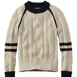 LL Bean Signature Cotton Fisherman Sweater